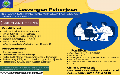 Info BKK Sinar Mentari SMK Muhamamdiyah Bobotsari